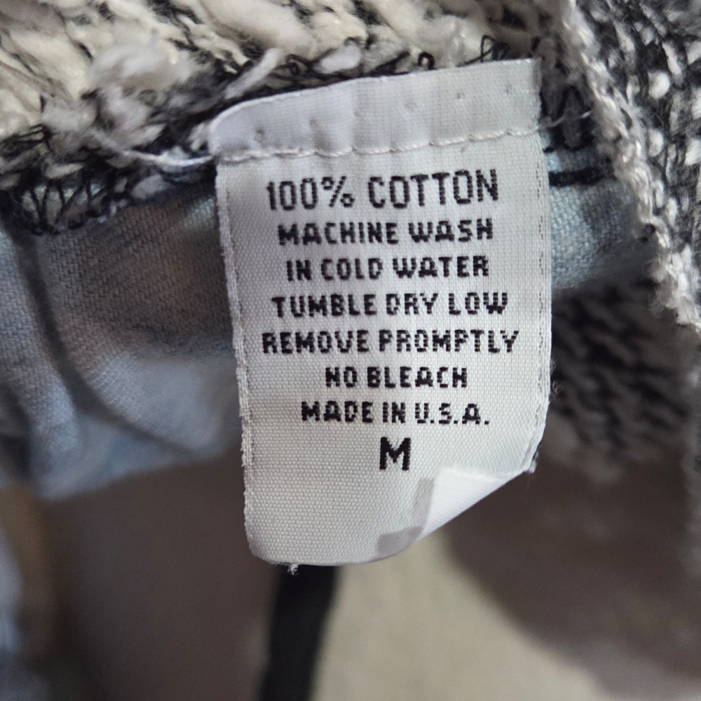 Denim and Knit Button-Up Shirt - Picture 10 of 10